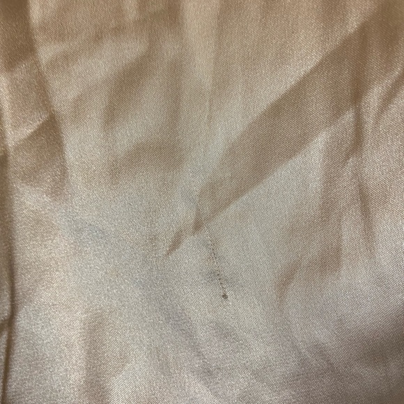 Nasty Gal side split hem collection champagne satin midi skirt US size 8 relaxed - Picture 9 of 9